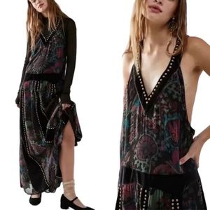 FreePeople Gweniever Maxi Dress Size S